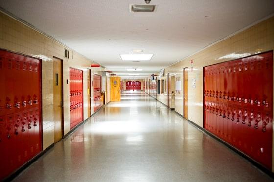 School hallway