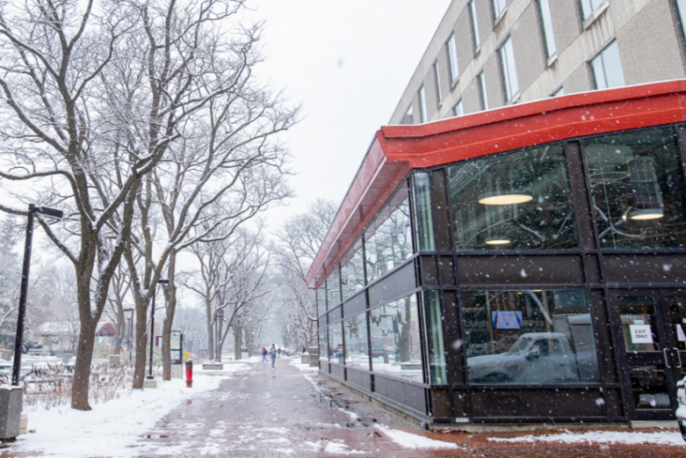 University Centre in the winter