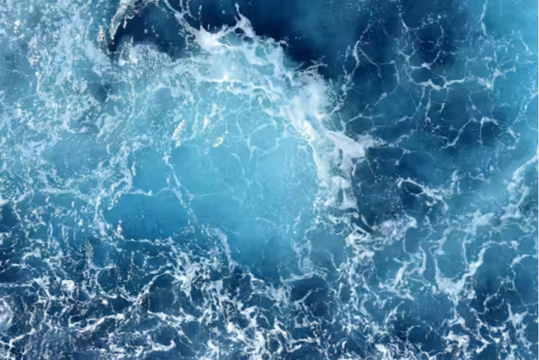 Ocean waves.