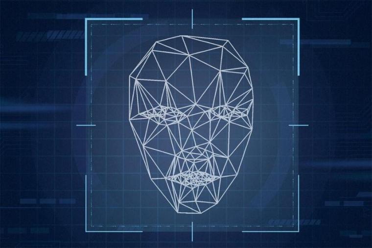 Facial recognition software.
