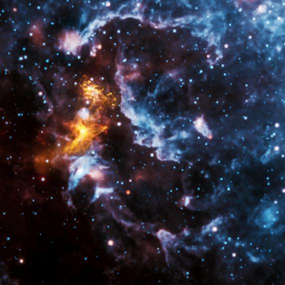 Colourful galaxy