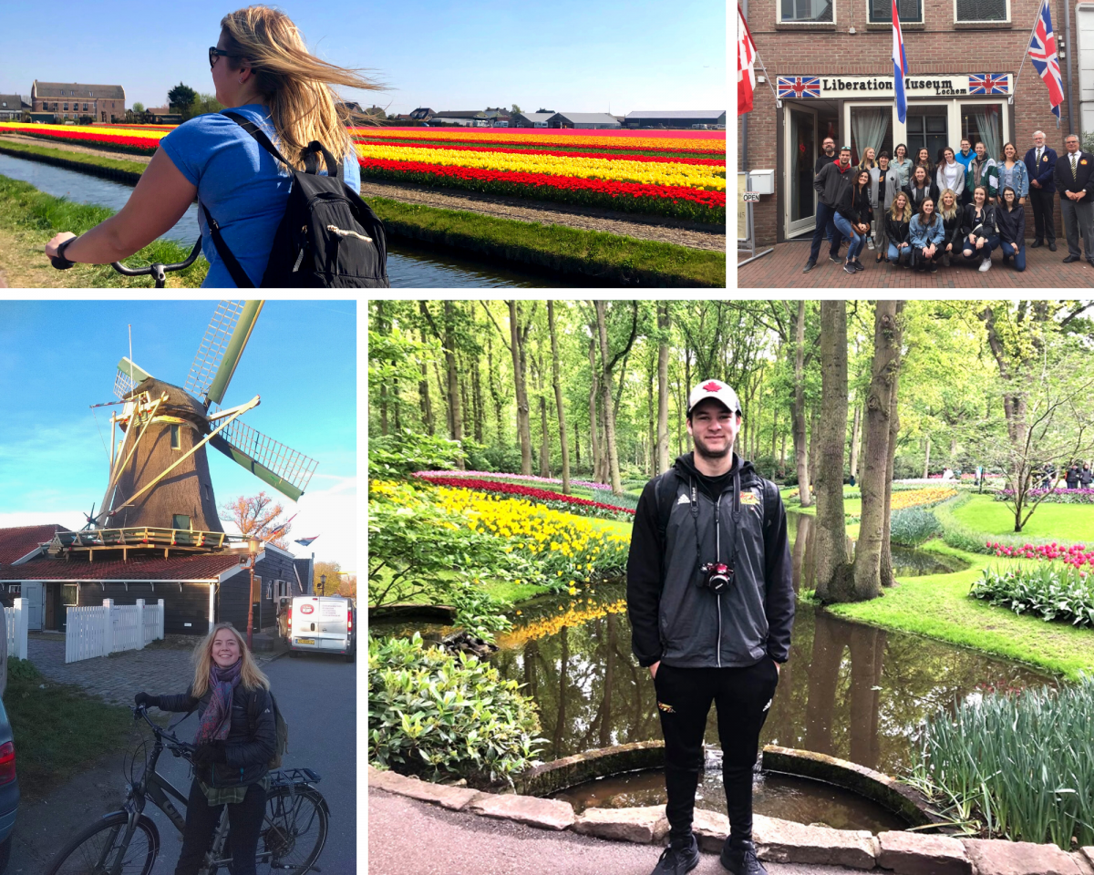 Students travelling around the Netherlands