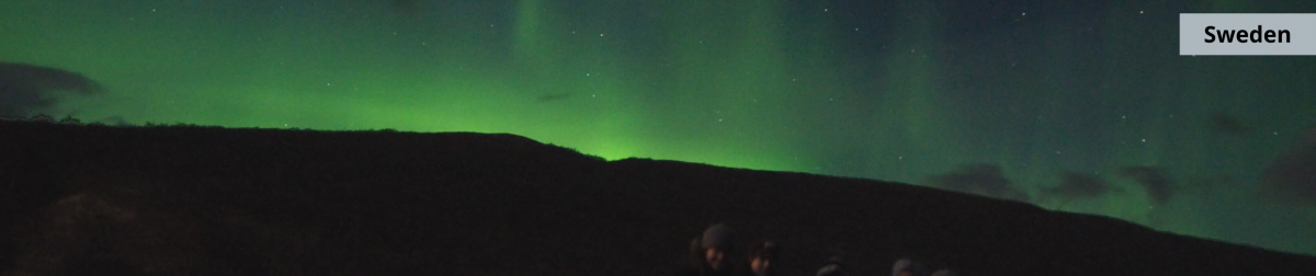 Northern lights in Sweden