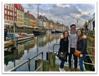 Group of friends in Denmark