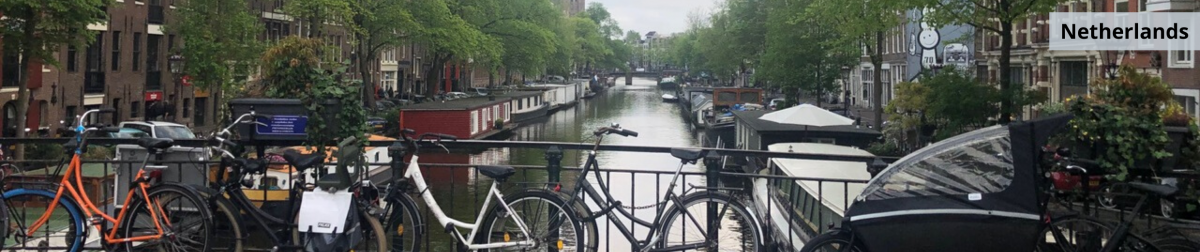 Netherlands - bikes along the canal