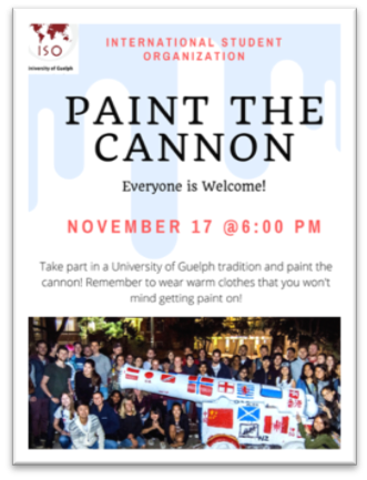 paint the cannon poster