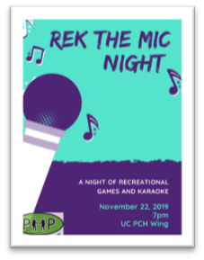 rek the mic night poster