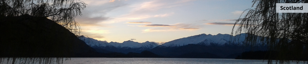 Scotland - water with mountain in background