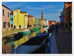 Photo of Colourful homes along the waterfront