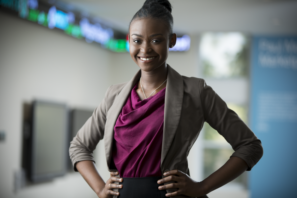 Woman in blazer