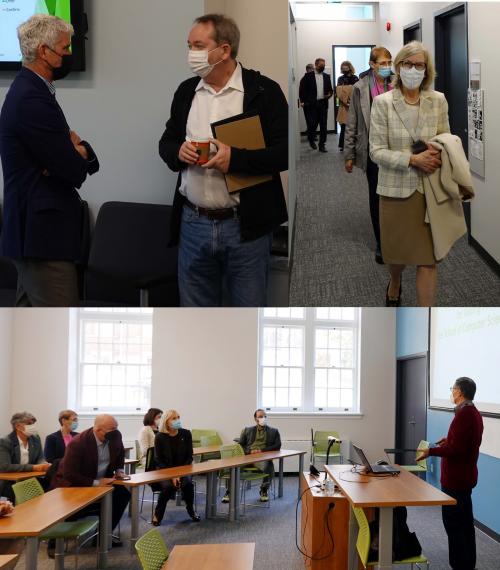 Board of Governors tour of Reynolds Building