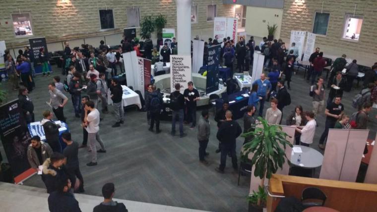 B.Comp students at the Guelph Tech Showcase