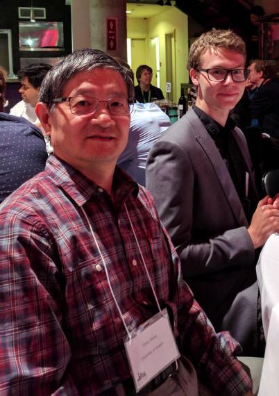 Dr. Yang Xiang and Dylan Loker at the 31st Canadian Conference on Artificial Intelligence