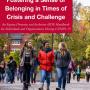 cover of handbook featuring three students walking through campus