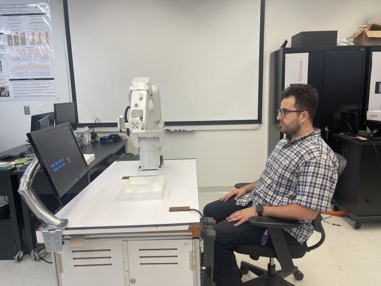 Zeyad Ghulam, Senior BME Laboratory Coordinator, in the lab at the University of Guelph.