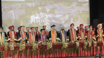 3rd Convocation held at "Guru Kashi University" Dr. R. P. Rudra awarded honorary title of "Doctorate"