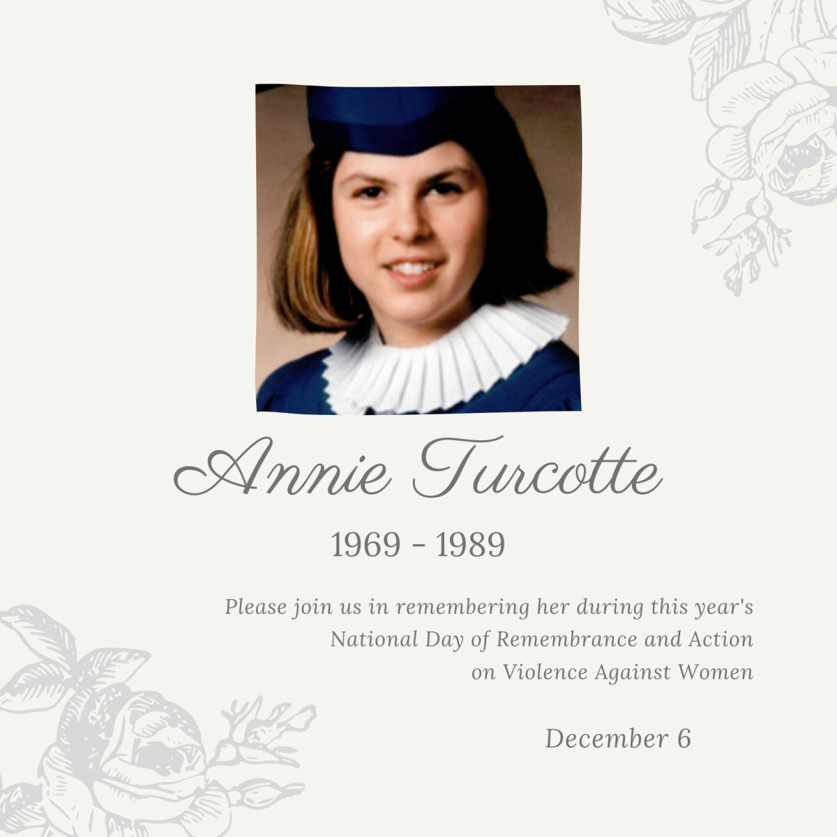 Anne Turcotte. 1969 to 1989.