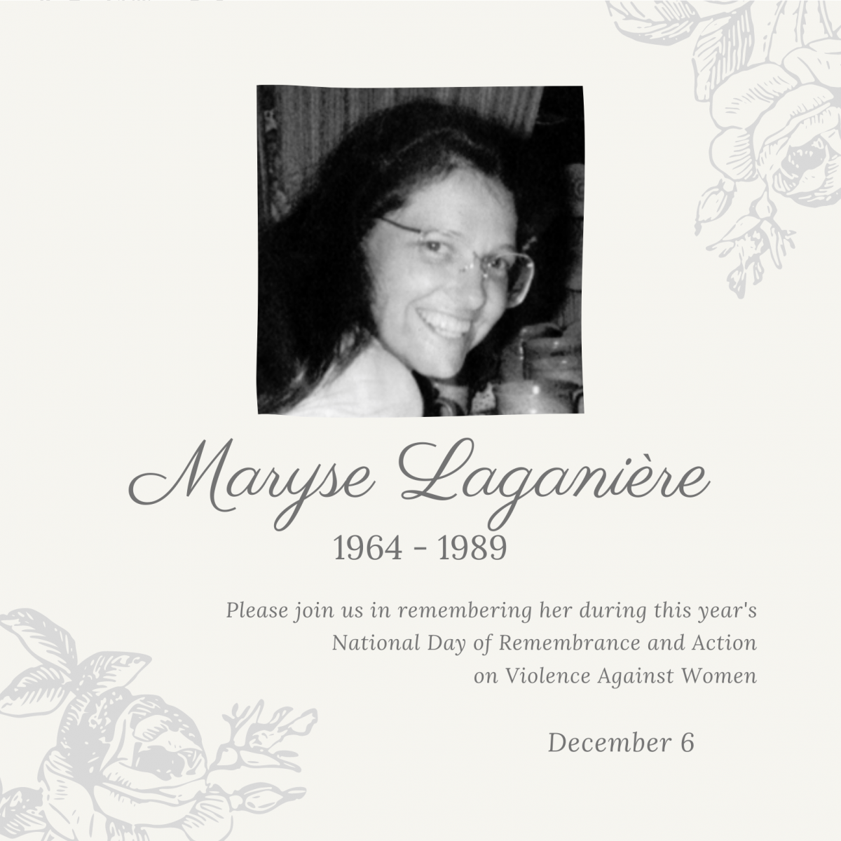 Maryse Laganière. 1964 to 1989.