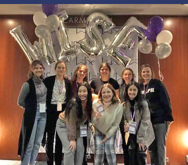 Students posing at the national conference in Toronto.