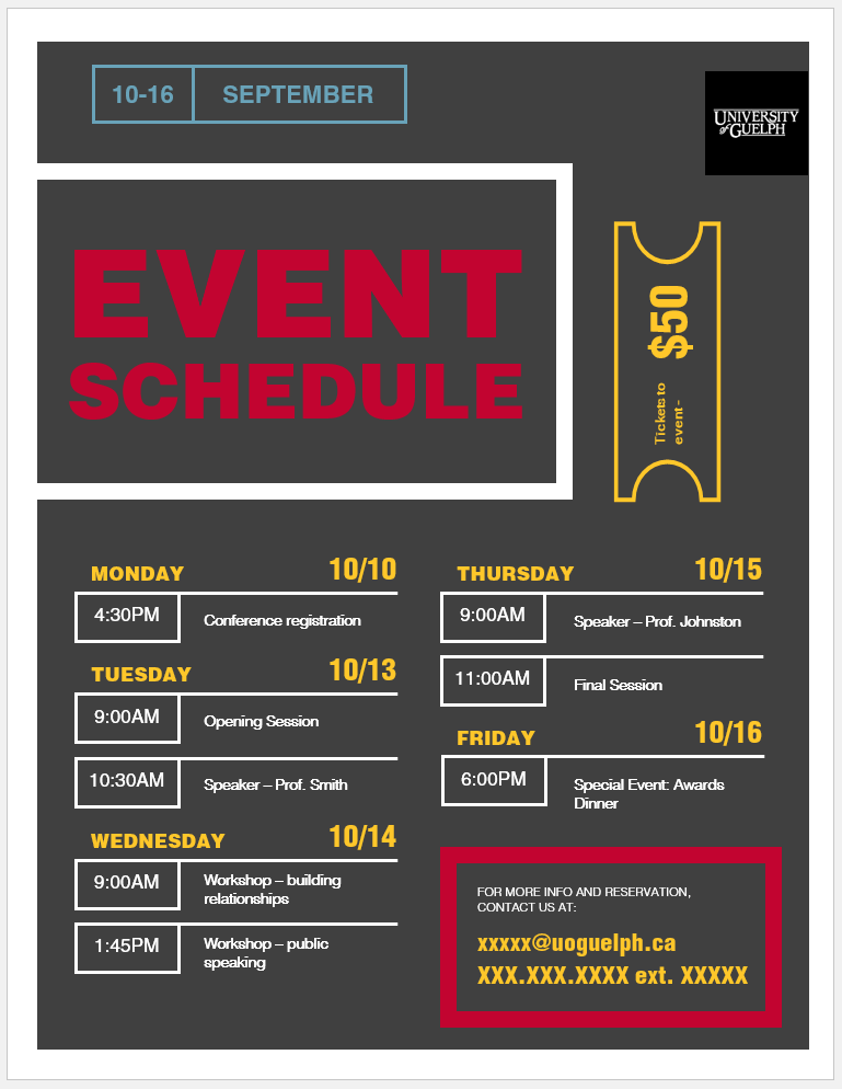 Event Poster Template 3