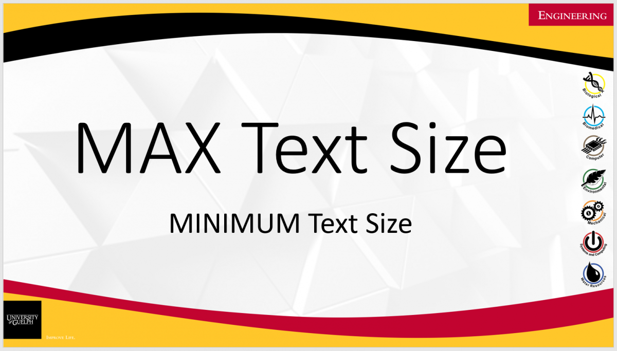 Digital Sign Template - Yellow