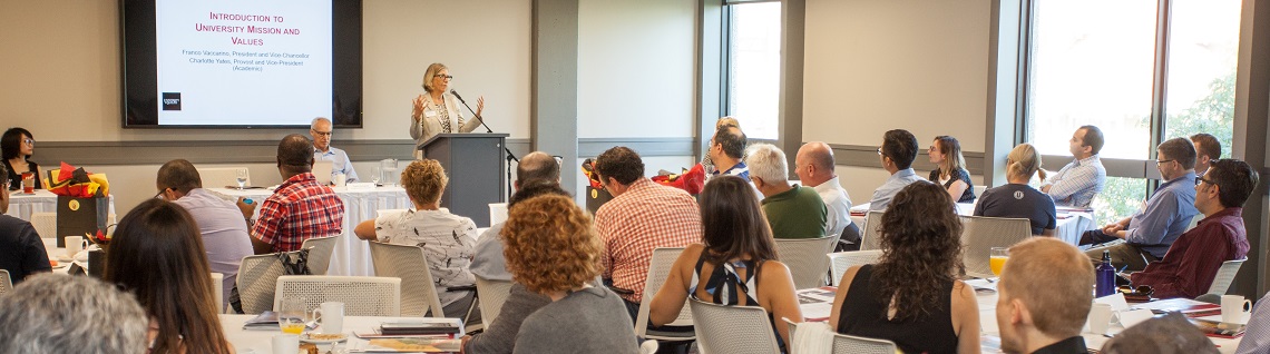 Faculty at the 2018 New Faculty Orientation