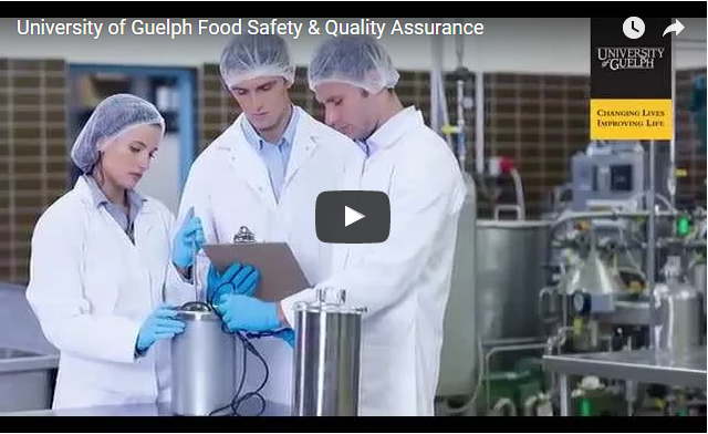 Watch University of Guelph Food Safety & Quality Assurance Video on YouTube