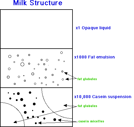 precipitation of milk protein