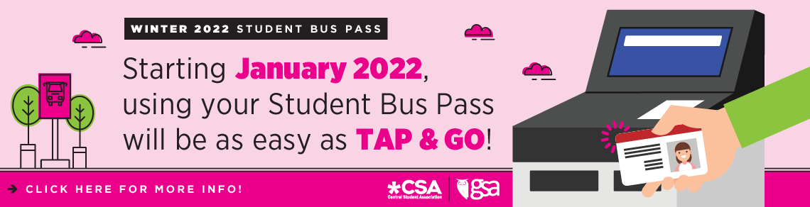 Decorative image promoting the W22 Bus Pass Tap and Go System