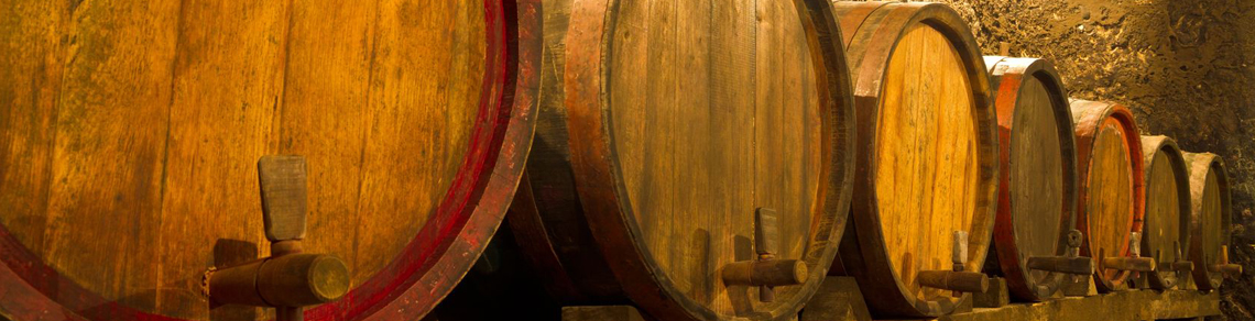 wine barrels