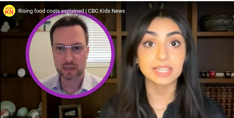 Photo of Simon Simogyi and CBC Kids News Contributor Saara Chaudry