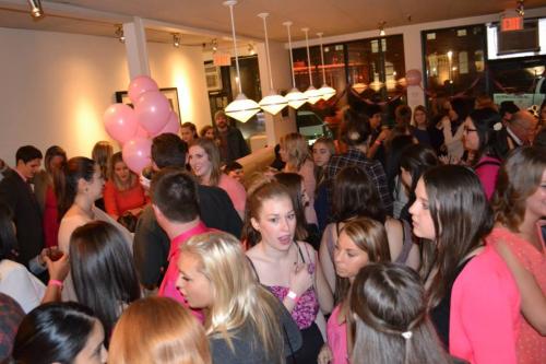 Students at 39 Carden Street Think Pink Event