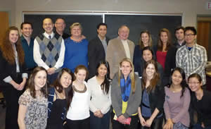 MPI/PCMA Students with Guest Speaker Duff Shaw