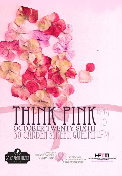 Think Pink Charity Poster