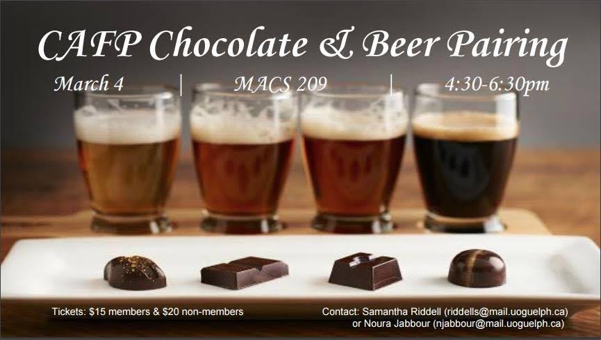 Chocolate & Beer Pairing Poster