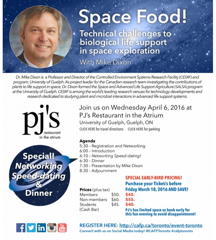 Space Food Networking Night