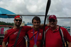 Adam van Koeverden after Winning Olympic Silver Medal in Kayaking