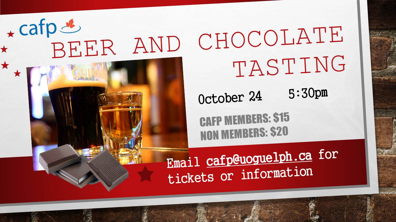 Beer and Chocolate Tasting Poster