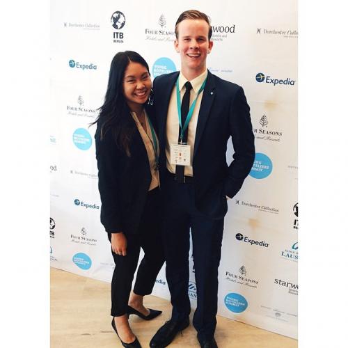 Photo of Brittany Ho and Aaron Laurie