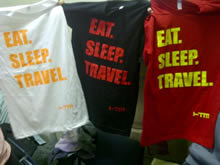 Eat Sleep Travel T-shirts