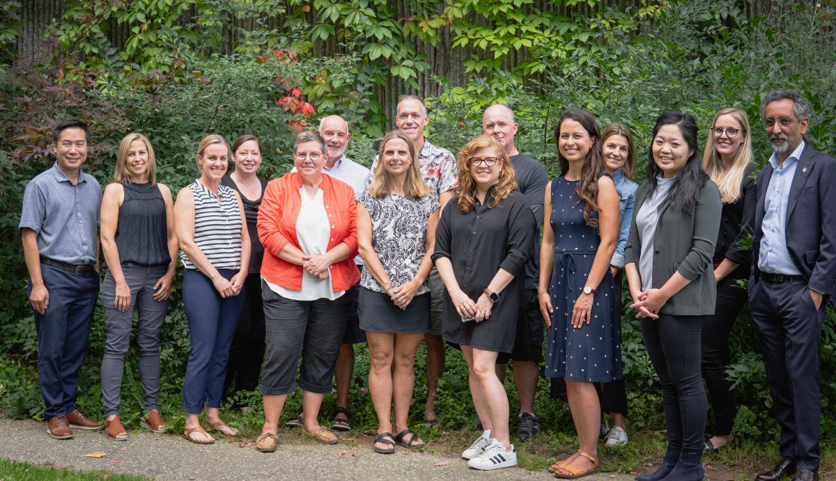 A 2023 photo of the Department of Human Health and Nutritional Sciences Faculty.