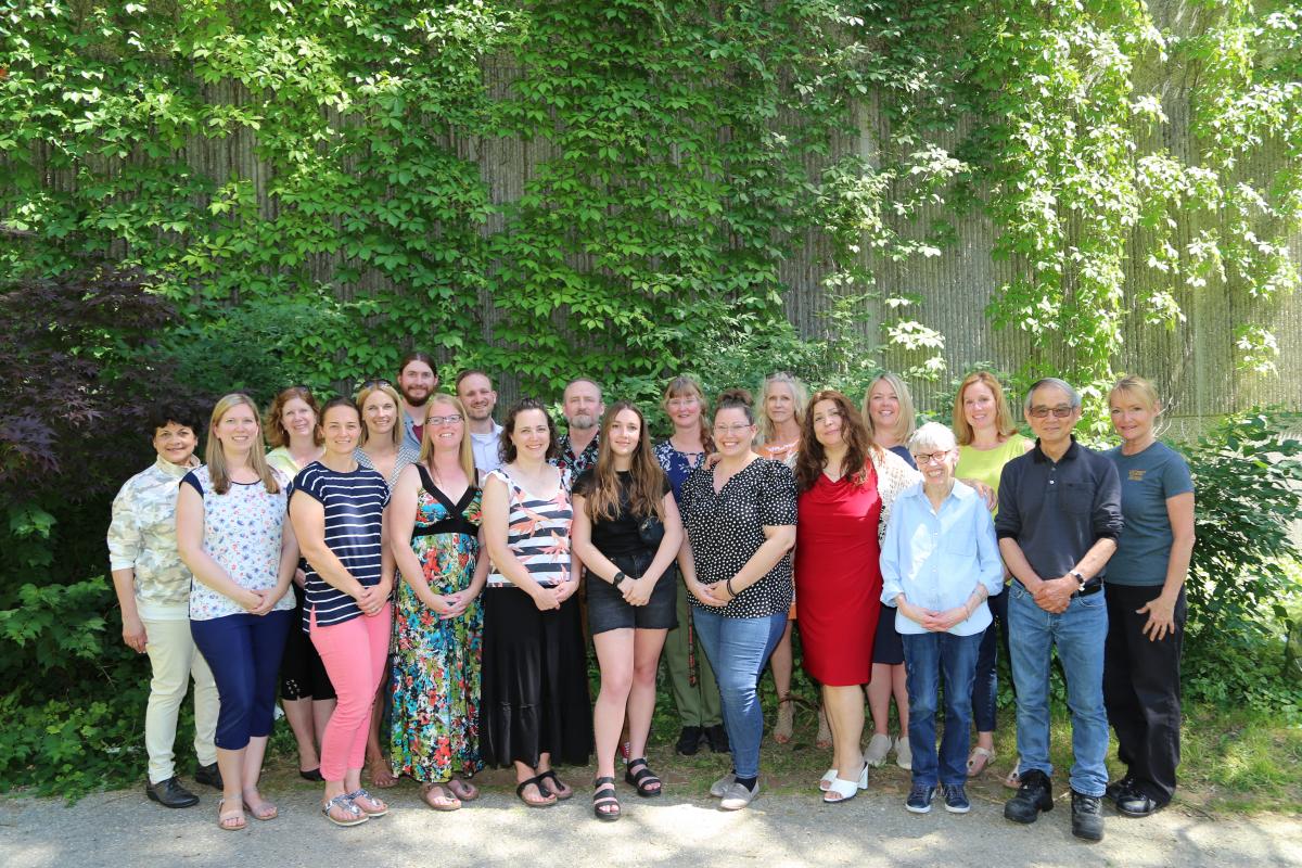 A 2022 photograph of the Department of Human Health and Nutritional Sciences' staff.