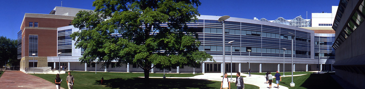 A photograph of the College of Biological Science's Summerlee Science Complex