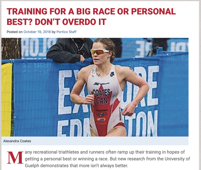 A photograph of triathlete Alex Coates