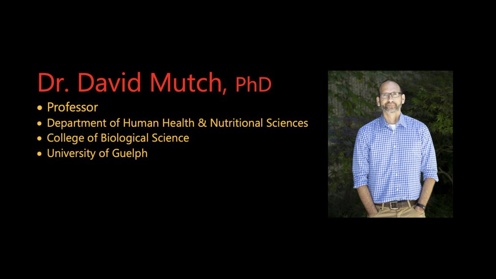 A photograph of Prof. Mutch, and his titles mentioned in the title.
