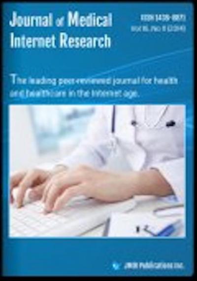 A photograph of the cover of Journal of Medical Internet Research