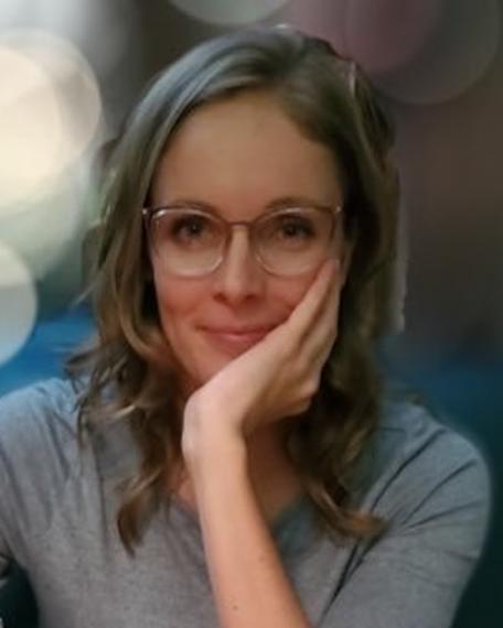 A photograph of Dr. Justine Keathley (née Horne).