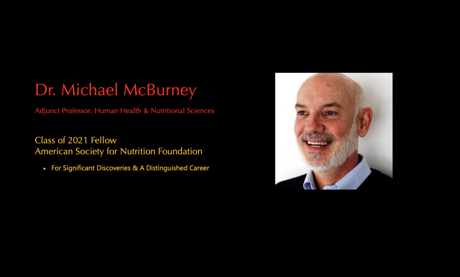 A photograph of Dr. Micheal McBurney