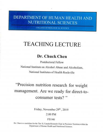 Chen Teaching Lecture Poster