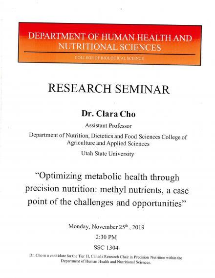 Cho Research Seminar Poster
